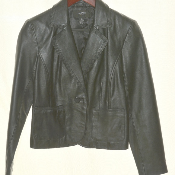 ORIGINAL Alfani Leather Jacket. - Picture 1 of 2